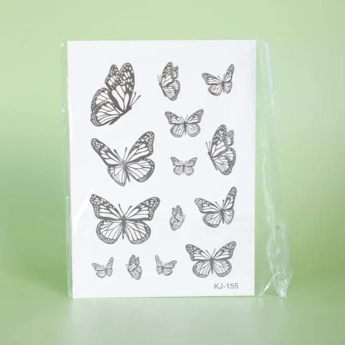 Butterfly, 1Pc Waterproof Temporary Tattoo Stickers, Long-lasting Waterproof for One to Two Weeks, Fake Tattoo for Man and Women - Image 6