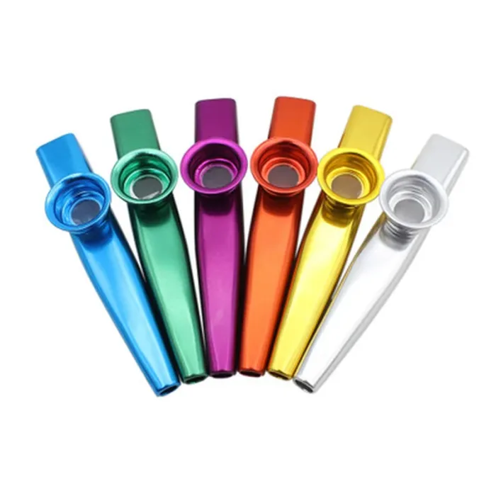 1Pcs kazoo Musical Instrument Flutes Aluminum Alloy Metal Music Lover Musical Instrument For Beginner Kids Adult Party Gifts - Image 2