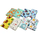 20*25cm Baby Diaper Bag Cartoon Print Wet Dry Nappy Zipper Handbag Stroller Carry Pack Travel Outdoor Wet Diaper Storage Bags - Image 4