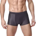 4XL Plus Banboo Fiber Men Underwear Male Boxer Solid Panties Shorts Men's  Underpants Breathable Intimate Man Boxers - Image 7
