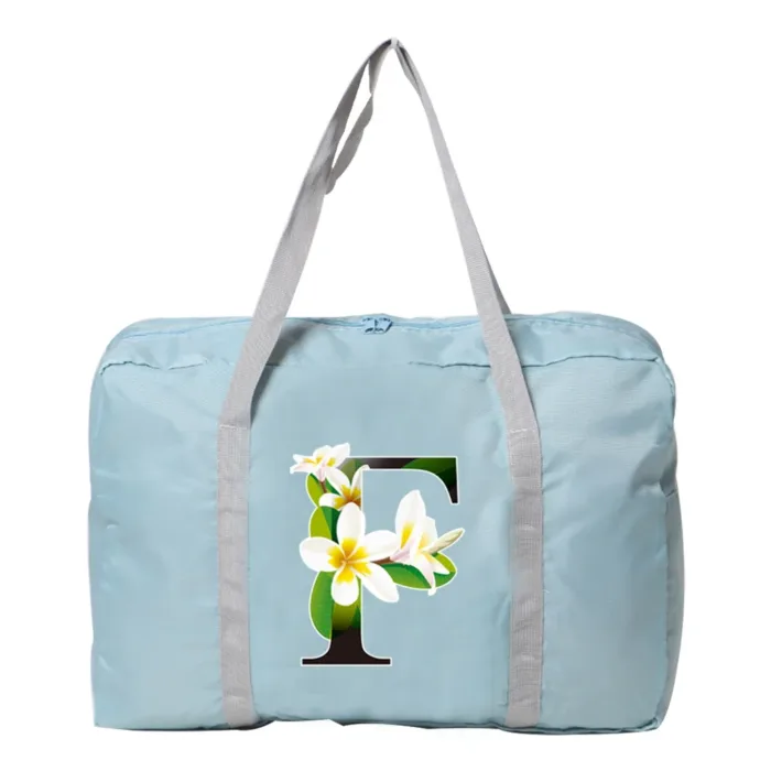 Travel Bag Unisex Large Capacity Bag Luggage WaterProof Travel Accessories Flower Color Clothes Storage Nylon Foldable Handbags - Image 33
