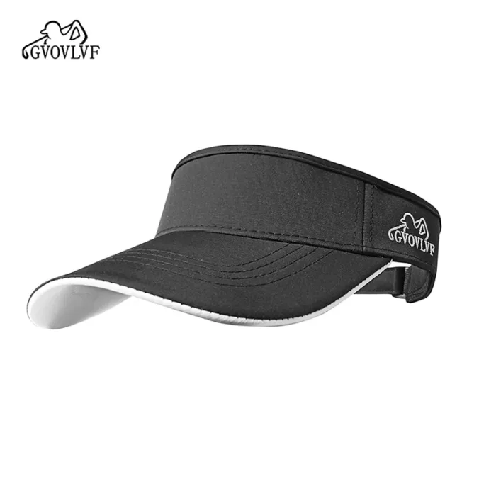 1pc Golf Visor Hat Sports Sun Visor Empty Top Sun Hat Adjustable Washed Solid For Men Women for Golf Cycling Fishing Tennis - Image 8