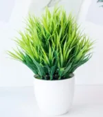Green Artificial Plants Bonsai Small Tree Pot Plants Simulation Plastic Flowers Potted Ornaments Home Hotel Garden Decoration - Image 24