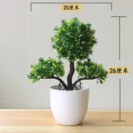 1pc Artificial Plants Bonsai Small Tree Simulation Plants Fake Flowers Table Potted Ornaments Home Decoration Hotel Garden Decor - Image 9