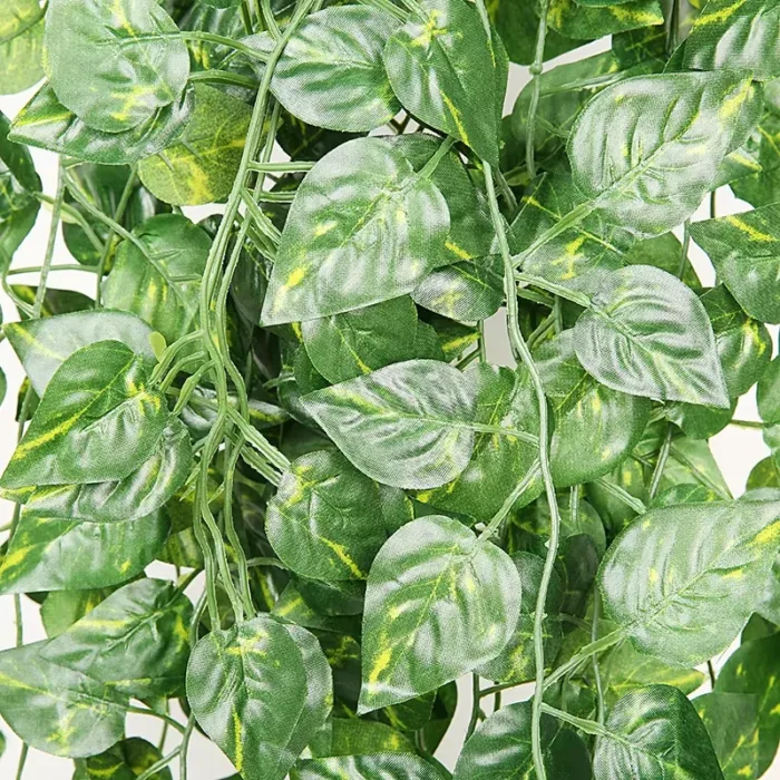1pcs Artificial Plants Creeper Wall Hanging Indoor Green Plant Wall Decor Fake Flower Rattan Fake Plant Green Leave Wholesale - Image 3