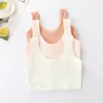 Teenager Girls Bra Kids Cotton Comfort Bras Baby Girl Solid Colors Top Child Casual Underwear for Girls Clothes for Sports Bra - Image 3