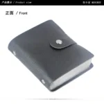 100% Genuine Leather Credit Card Holder Men Card Wallet ID Holder Women Business Card Case Large capacity with 60 Slots MC-902 - Image 3