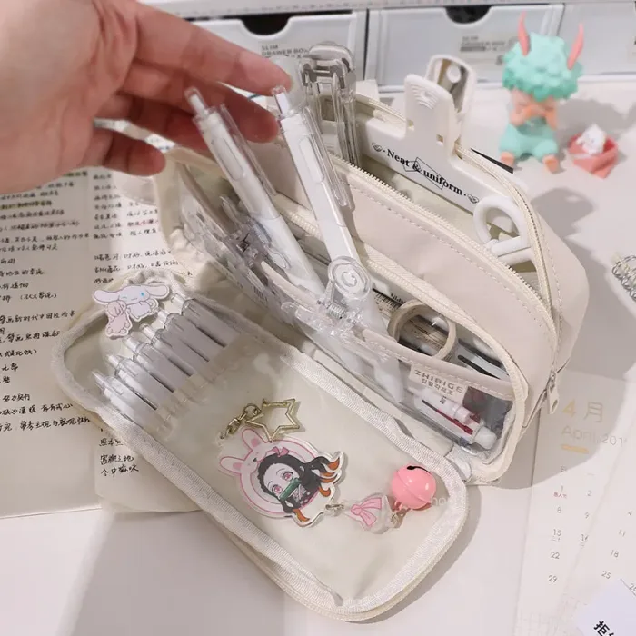 Creative Pencil Case for Girls Cute Kawaii Pencil Cases Storage Kids Pen Bag Large Big Stationery Box School Students Supplies - Image 5