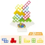 Tetra Tower Game Stacking Blocks Stack Building Blocks Balance Puzzle Board Assembly Bricks Educational Toys for Children Adults - Image 8
