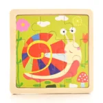 Baby Wooden Montessori Puzzle Child Game Wooden Puzzle 3D Cartoon Animal Puzzle Babies Toys Puzzles For Kids 1 2 3 Year Old - Image 24