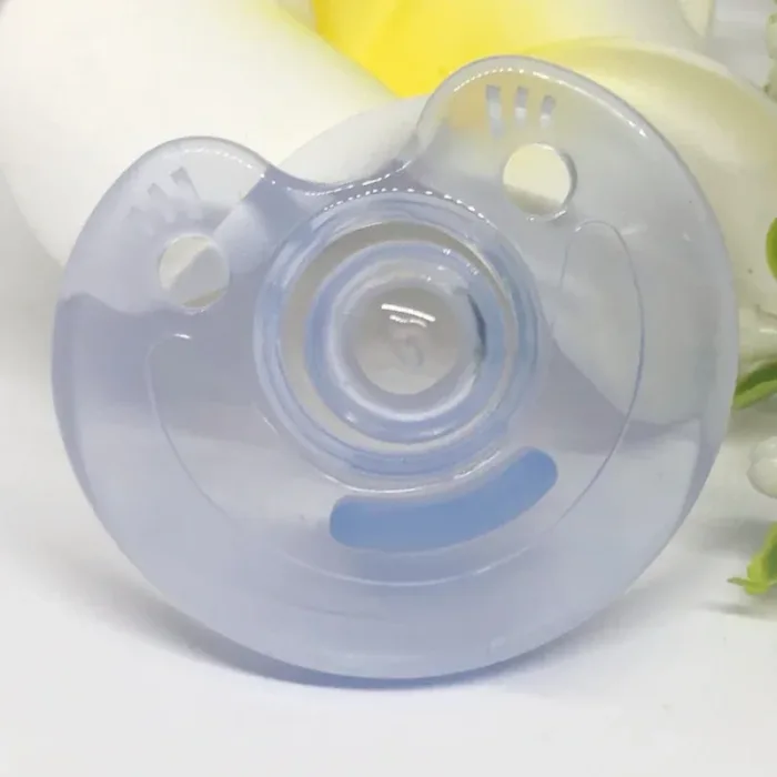 1pc All The New Young Babies Silicone Baby Pacifier  Smiling Face Gap Play Mouth Maternal And Child Supplies Plastic - Image 4