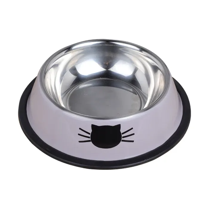 New Assemblable Multicolor Stainless Steel Dog Cat Bowl Non-slip Non-fall Eat Drink Pet Food Container Feeder Dish Bowl - Image 11