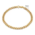 MKENDN 3-11mm Locomotive Men Punk Rock Stainless Steel Curb Cuban Link Chain Silver Color Bracelet For Women Biker Jewelry - Image 17