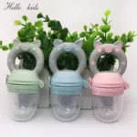 Nipple Pacifier Feeder For Baby Food Grade Silicone PP Training Nipple Milk Fresh Fruit Nibbler Teat Pacifier Bottles Feeding