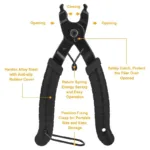 Bike Chain Tool Set, Bike Repair Tools, Chain Cutter Chain Opener, Chain Buckle Pliers, Wear Indicator Tool Standing Accessories - Image 3