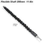 Flexible Screwdriver Extension Flex Drill Bit Holder Hex Shaft Tip Soft for Electric Screw Driver Snake Adapter Connect Magnetic - Image 9