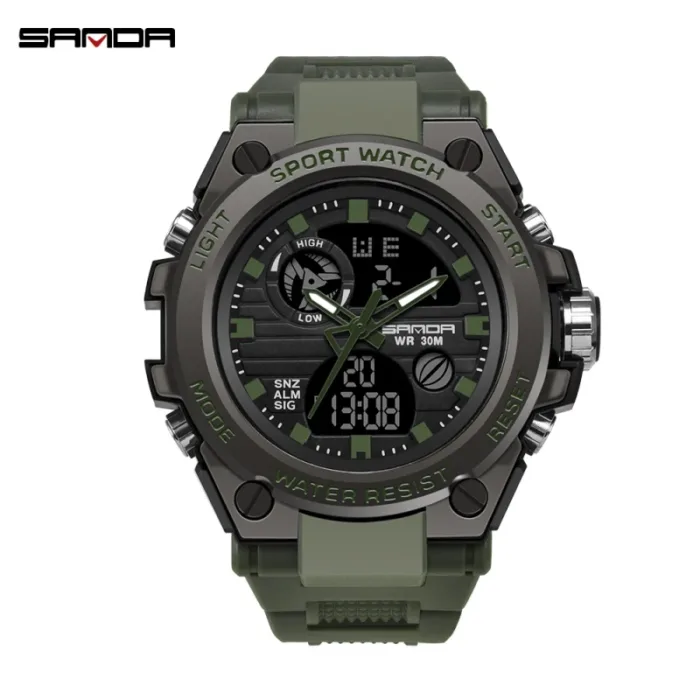 SANDA Brand G Style Men Digital Watch Shock Military Sports Watches Fashion Waterproof Electronic Wristwatch Mens Relogios - Image 9
