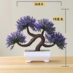 1pc Artificial Plants Bonsai Small Tree Simulation Plants Fake Flowers Table Potted Ornaments Home Decoration Hotel Garden Decor - Image 22