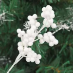 18cm Christmas Decorations Simulated Rich Fruit Festival Decoration New Year Noel Red Berry Branch Living Room Home Decoration - Image 9
