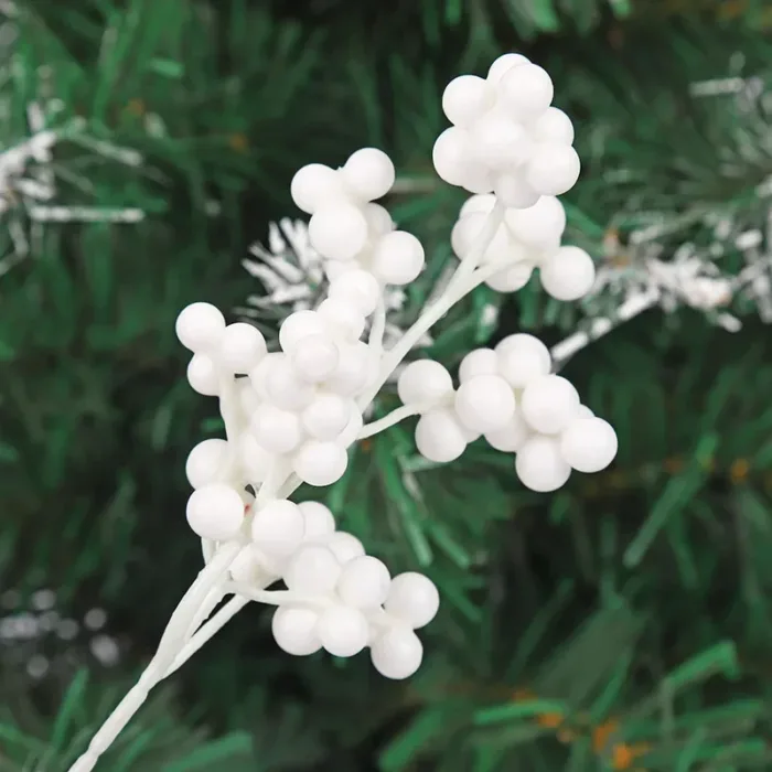 18cm Christmas Decorations Simulated Rich Fruit Festival Decoration New Year Noel Red Berry Branch Living Room Home Decoration - Image 9
