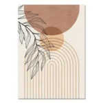 Creative Bohemian Light-colored Block Canvas Prints Nordic Minimalist Line Wall Art Poster for Living Room Bedroom & Home Decor - Image 8