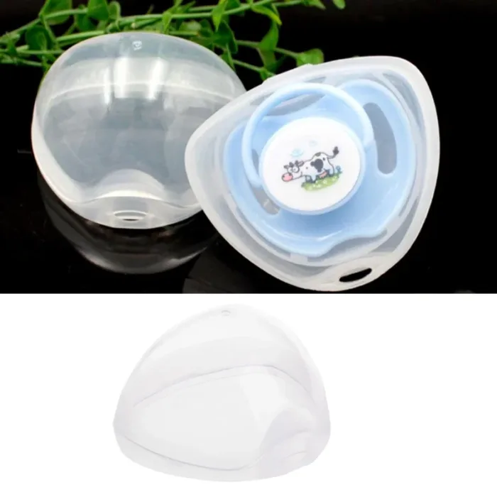 1Pc Portable Baby Pacifier Box Soother Container Holders Pacifier Box Man-carried Transparent Pacifying Storage Case Accessories - Image 1