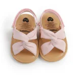 Breathable Summer Newborn Baby Girls Sandals Shoes Toddlers Simple Style Solid Color Soft Sole Shoes Outdoor Indoor Prewalker - Image 10