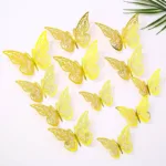 12pcs Suncatcher Sticker 3D Effect Crystal Butterflies Wall Sticker Beautiful Butterfly for Kids Room Wall Decal Home Decoration - Image 5