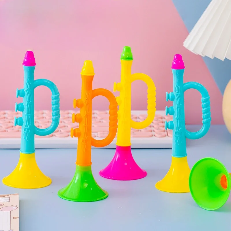 Sb81feef68446440d86396072e7868f70M.webp 1PC Baby Music Toys Children Early Educational Montessori Musical Instruments Games for Kids Music Trumpet Random Color Toy - Image 1