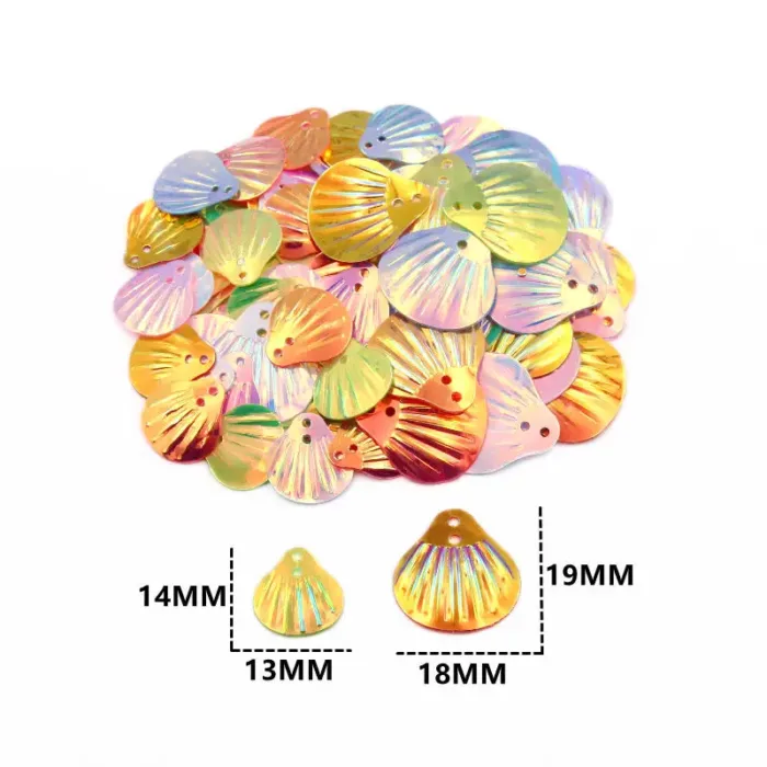150-900Pcs Glitter Shell PVC Loose Sequins Paillette Sewing Craft For Wedding Decoration Garment Dress Shoe Caps DIY Accessory - Image 4