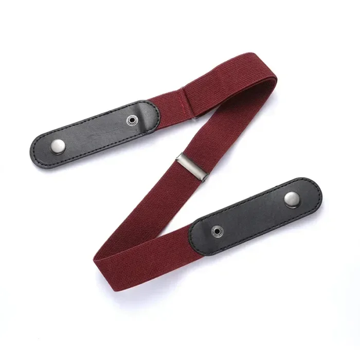 Jeans Elastic Belt Men Denim Belt No Marks Versatile Invisible Elastic Women No Punching Decoration Waistband Inset Style Belts - Image 20