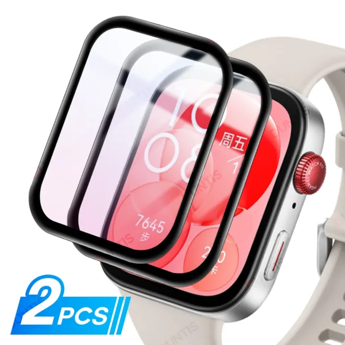 Screen Protector for Huawei Watch Fit 3 3D Curved Screen Protector for Huawei Watch Fit3 Ultra-HD Full Coverage Protective Film - Image 11