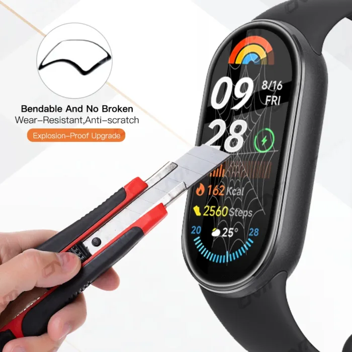 20D Screen Protector for Xiaomi Mi Band 9 Flexible Soft HD Anti-scratch Protective Film for Miband 9 Accessories [Not Glass] - Image 2