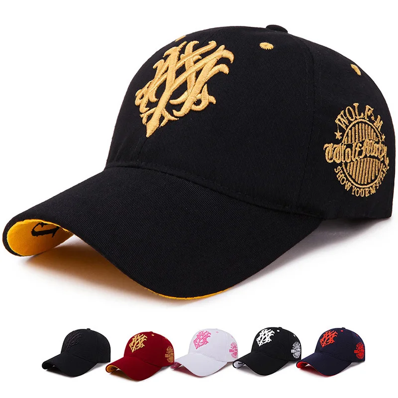 Sb941bd74f38f4af29420073515351b9aS.webp Totem Embroidered Baseball Cap Fashion Men Women Caps Spring And Summer Snapback Hip Hop Hat Adjustable Flame Sun Shading Hats - Image 1