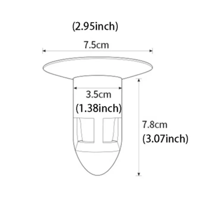 Bath Shower Floor Strainer Cover Plug Trap Silicone Anti-odor Sink Bathroom Water Drain Filter Insect Prevention Deodorant New - Image 4
