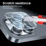 3Pcs Camera Lens Protector for IPhone 13 14 Pro Max X 15 Lens Protective Glass for IPhone 11 12 PRO XS MAX Mini Tempered Glass - Image 4