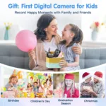 Digital Camera Children Camera for Children Camcorder with 16x Zoom Compact Cameras 1080P 44MP Cameras for Beginner Photography - Image 5