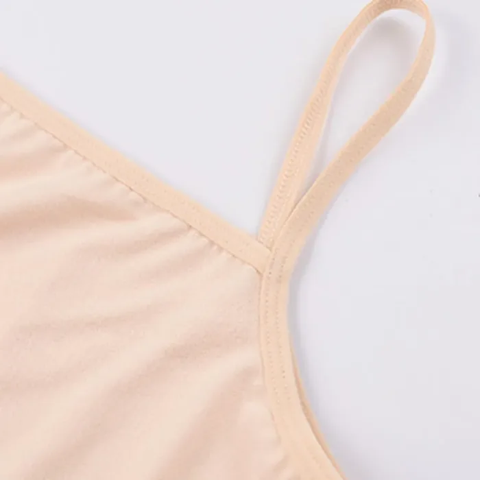 2024 New Women's Plain Sleeveless Top Ladies Stretch Strappy Camisole Vest Bottoming Shirts Nude Black White Lady Tank Top Vests - Image 5