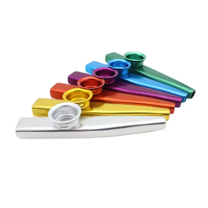 1Pcs kazoo Musical Instrument Flutes Aluminum Alloy Metal Music Lover Musical Instrument For Beginner Kids Adult Party Gifts - Image 3