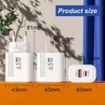 65W GaN USB C Charger Fast Charging Wall Charger For iPhone 15 Pro Max Xiaomi Samsung PD Type C Phone Adapter EU/US Plug - Image 6