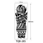 Body Art Full Fake Tatoo Tiger Wolf Flowers Rose Large Arm Tattoo Sticker Full Sleeve Waterproof Semi Permanent Tattoo Women Man - Image 26