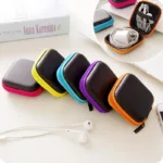Headphone Mini Storage Bag, EVA Hard Bags, Digital Charger, Headphone Protection Bag, USB Data Cable Organizer, Transport Bags