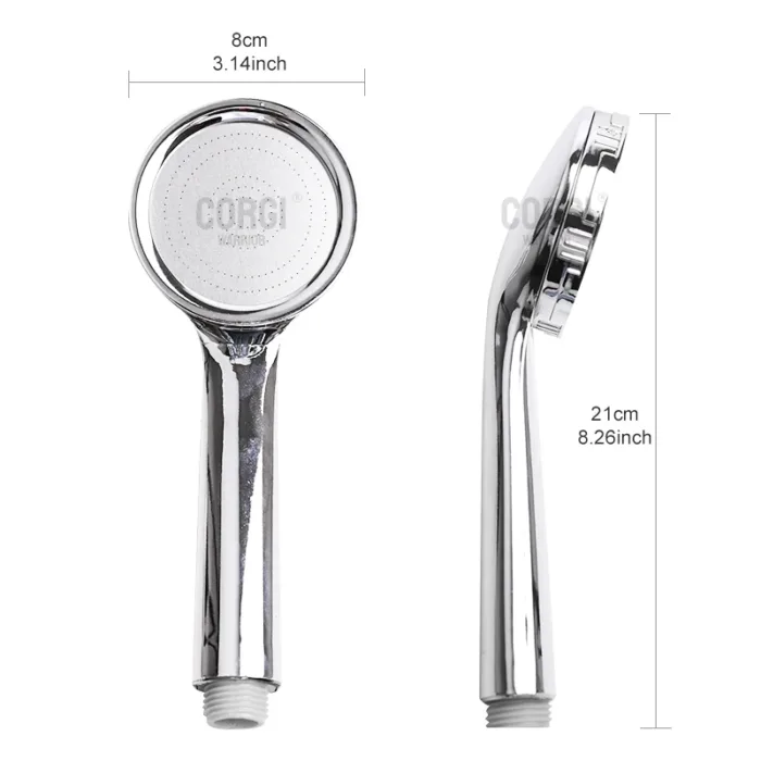 ABS Ultra Thin High Pressure Shower Head Water Save Pressurized 300 Hole Showers Rainfall Spray for Toilet Bathroom Accessories - Image 4