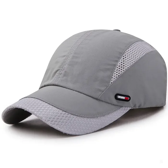 Summer Outdoor Sports Quick-Drying Mesh Baseball Cap Yuda Men Cap Simple Solid Color Hat - Image 9