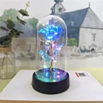 Red Colorful Rose Artificial Flowers Wedding Decoration Creative Valentine's Day Mother's Day Gift Light Up Rose in A plastic - Image 11
