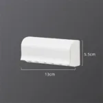 1pc Punch-free Wall-mounted Toothbrush Holder Toothpaste Holder Toothpaste Storage Rack Bath Organizer Bathroom Accessories - Image 9