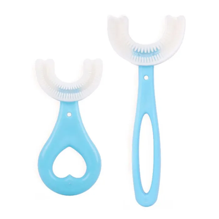 Baby Toothbrush Children 360 Degree U-shaped Child Toothbrush Teethers Baby Brush Silicone Kids Teeth Oral Care Cleaning - Image 9