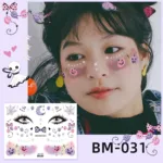 Size:15.8x12cm New Children's Halloween Tattoos Facial Gathering Waterproof Cartoon Temporary Tattoos Sticker - Image 7