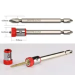 Magnetic Ring 1/4” Metal Screwdriver Bit Magnetic Ring for 6.35mm Screw Drill Tip Magnet Powerful Ring Tools Professional Tool - Image 3