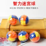 3D Maze Ball Brain Teaser Puzzles Mini Magic Labyrinth Games Puzzle Decompression Sensory Toys for Kids Adults Teens - Image 6
